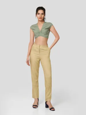 Arioso Rouched Crop Top