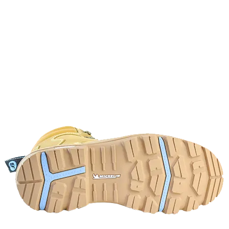 Bata Longreach Ultra Wheat Lace Up Steel Cap Safety Boot With Scuff Cap (804-88009) (Pre Order)
