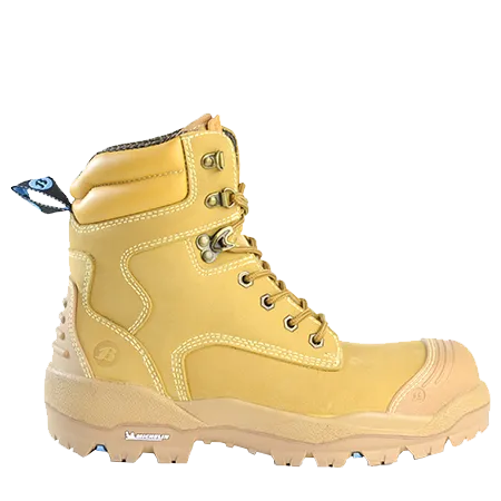 Bata Longreach Ultra Wheat Lace Up Steel Cap Safety Boot With Scuff Cap (804-88009) (Pre Order)