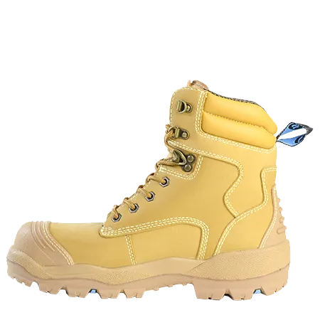 Bata Longreach Ultra Wheat Lace Up Steel Cap Safety Boot With Scuff Cap (804-88009) (Pre Order)