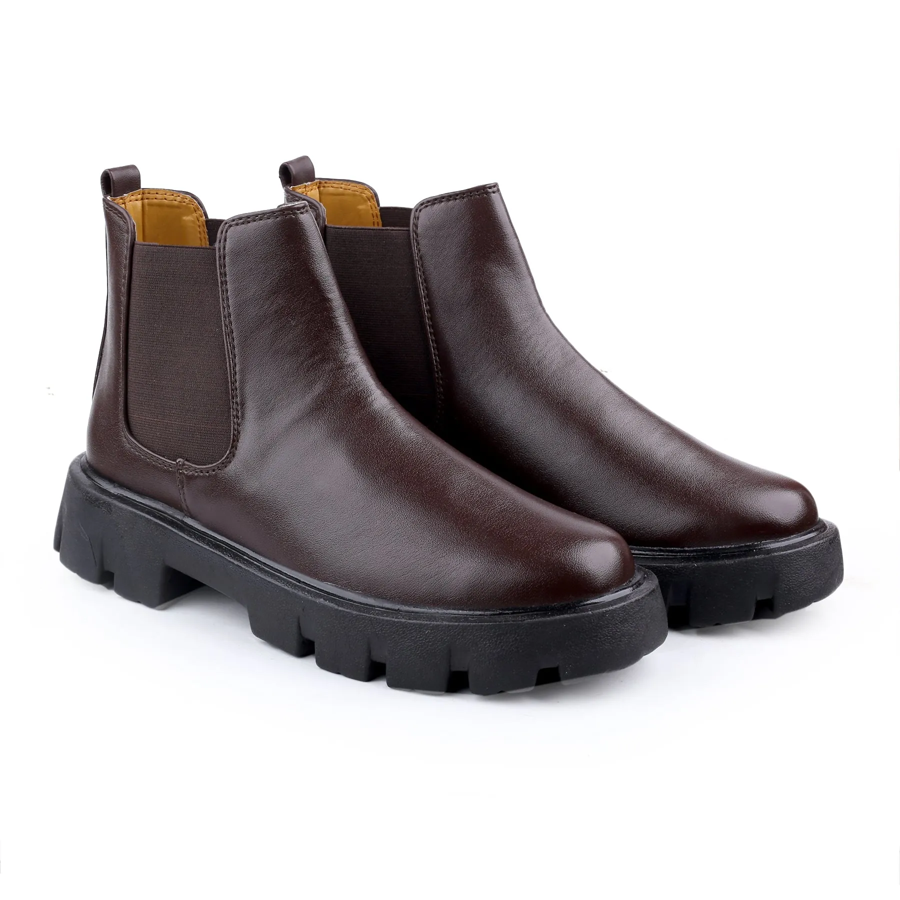 Bxxy Men's Vegan Leather Chelsea Boots For All Seasons