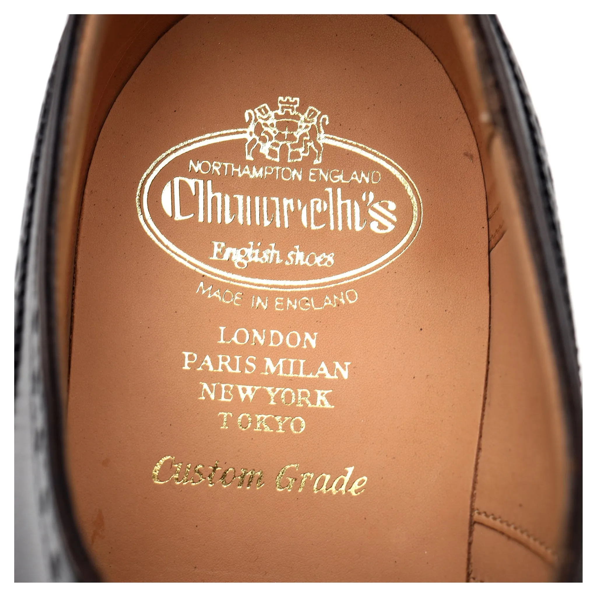'Chetwynd' Dark Brown Leather Brogues UK 9 H
