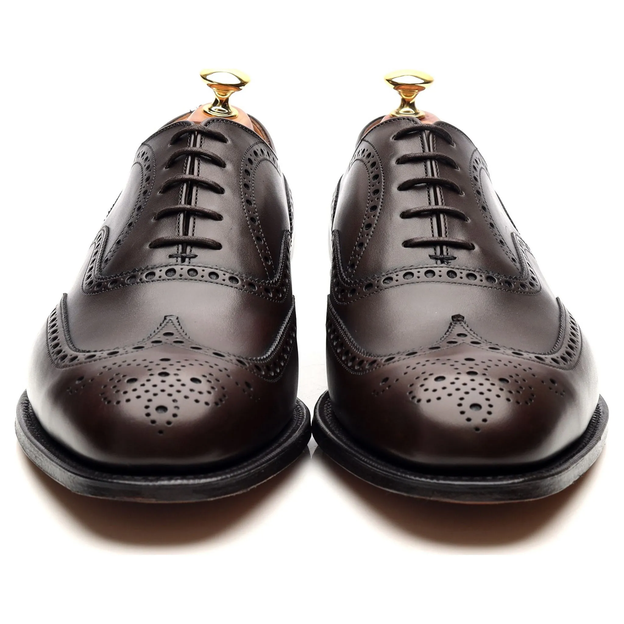 'Chetwynd' Dark Brown Leather Brogues UK 9 H