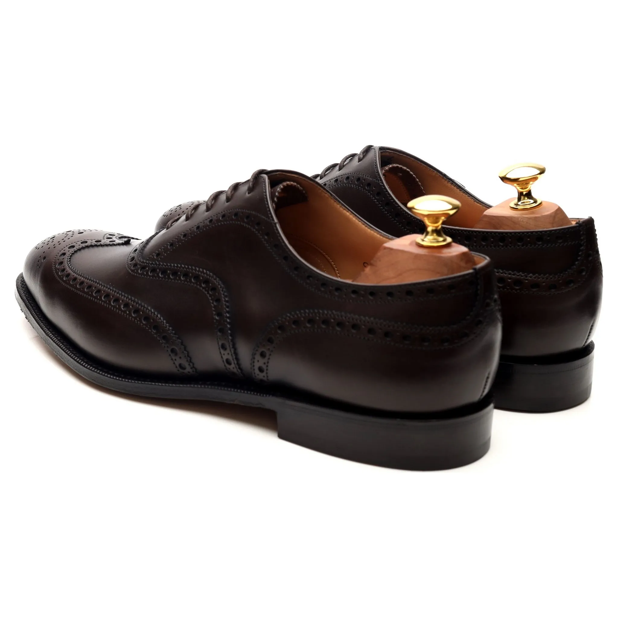 'Chetwynd' Dark Brown Leather Brogues UK 9 H