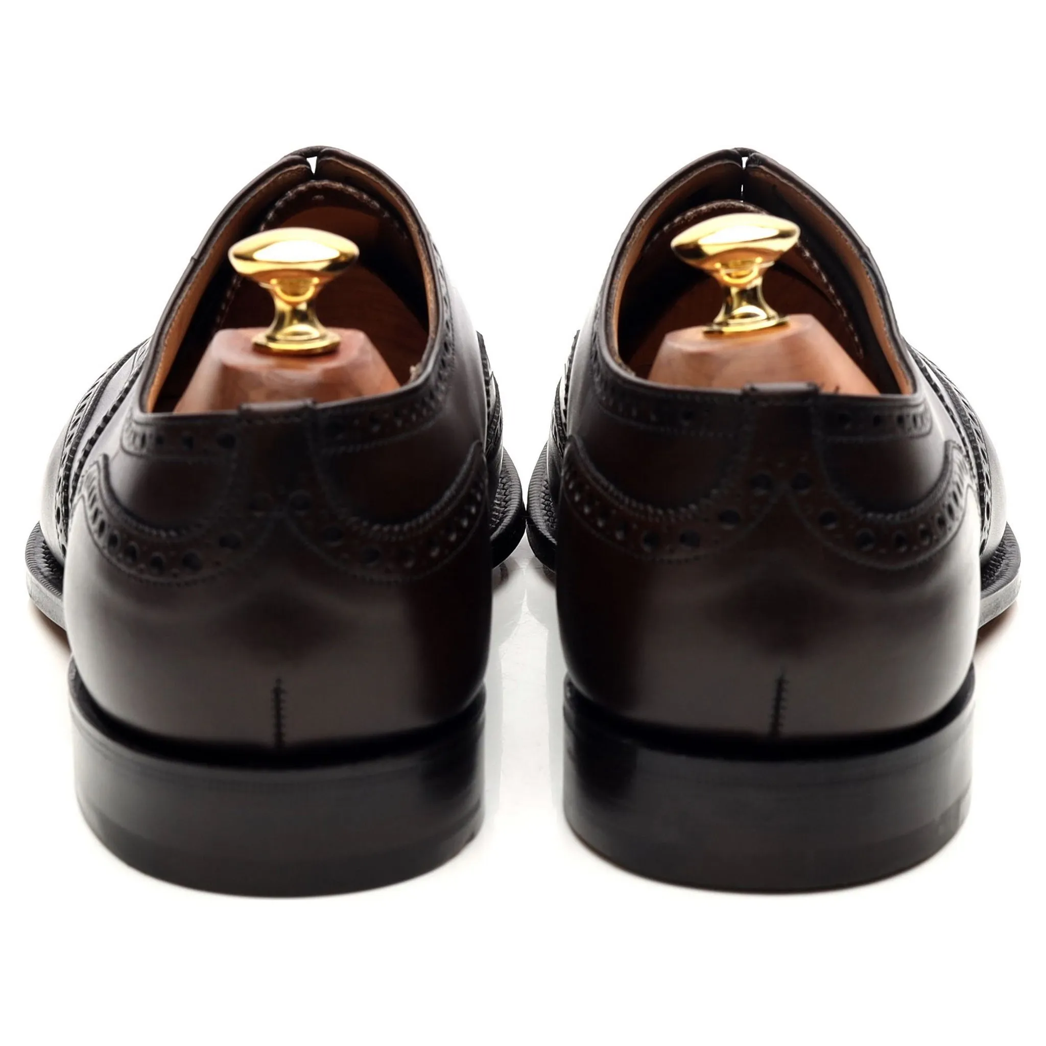 'Chetwynd' Dark Brown Leather Brogues UK 9 H