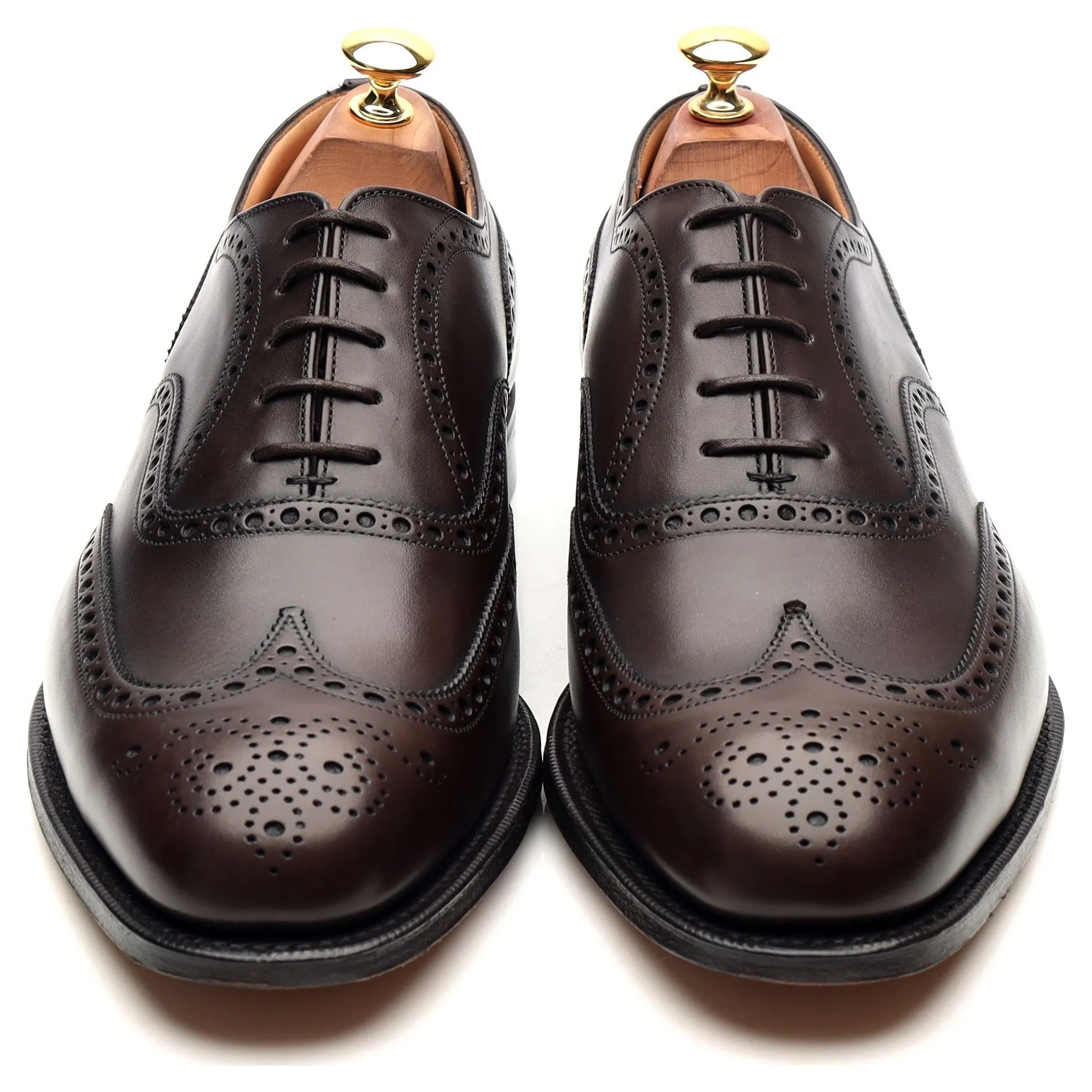 'Chetwynd' Dark Brown Leather Brogues UK 9 H