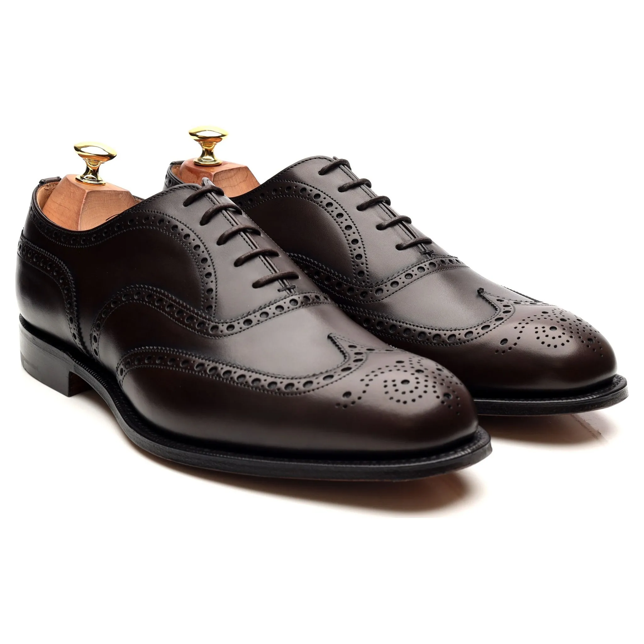 'Chetwynd' Dark Brown Leather Brogues UK 9 H