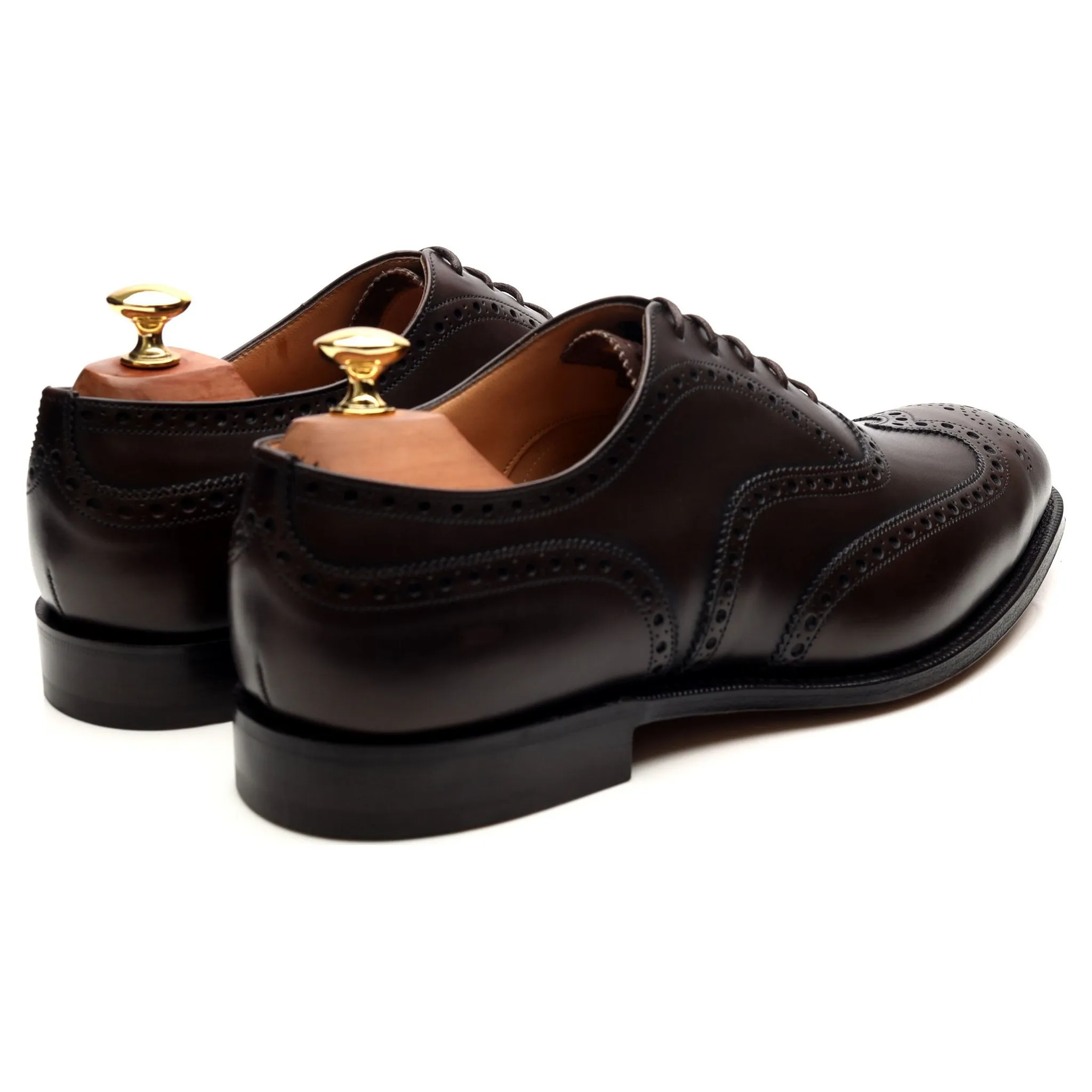 'Chetwynd' Dark Brown Leather Brogues UK 9 H