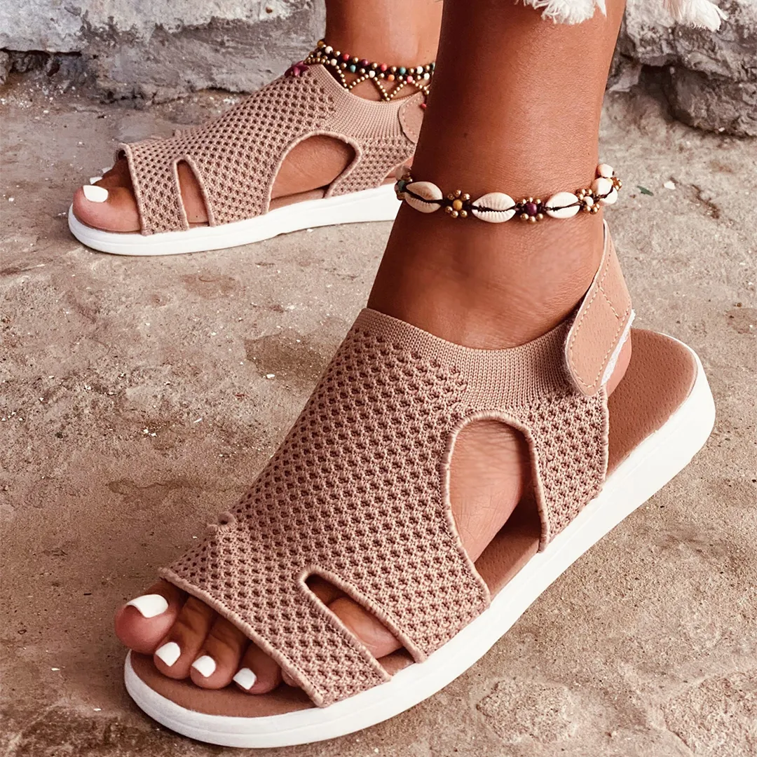 Comfyfleek Arch Support Wide Width Sport Flat Sandals