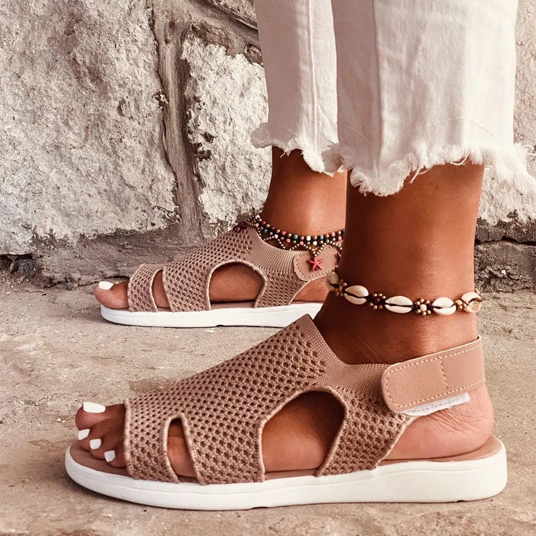 Comfyfleek Arch Support Wide Width Sport Flat Sandals