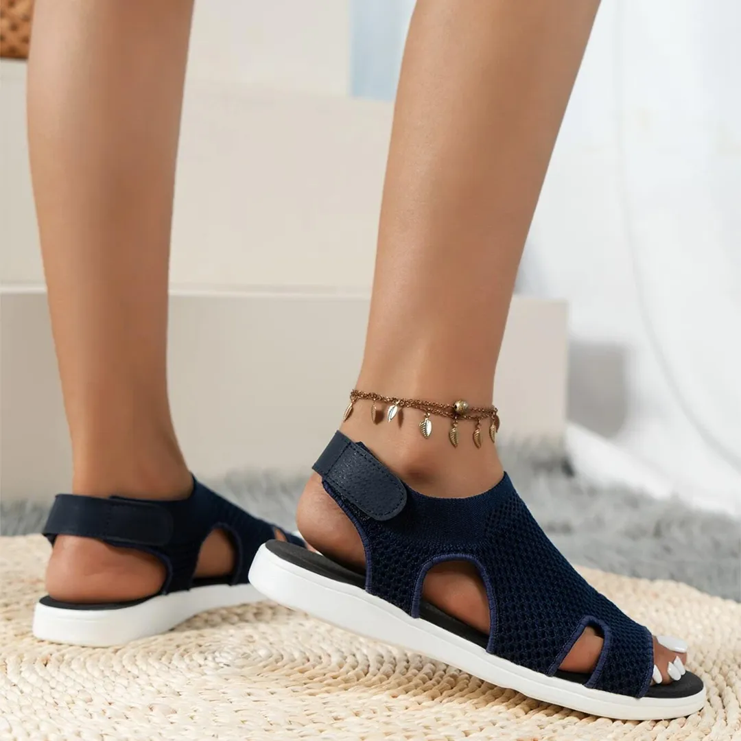 Comfyfleek Arch Support Wide Width Sport Flat Sandals