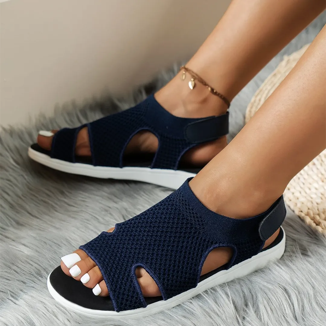 Comfyfleek Arch Support Wide Width Sport Flat Sandals