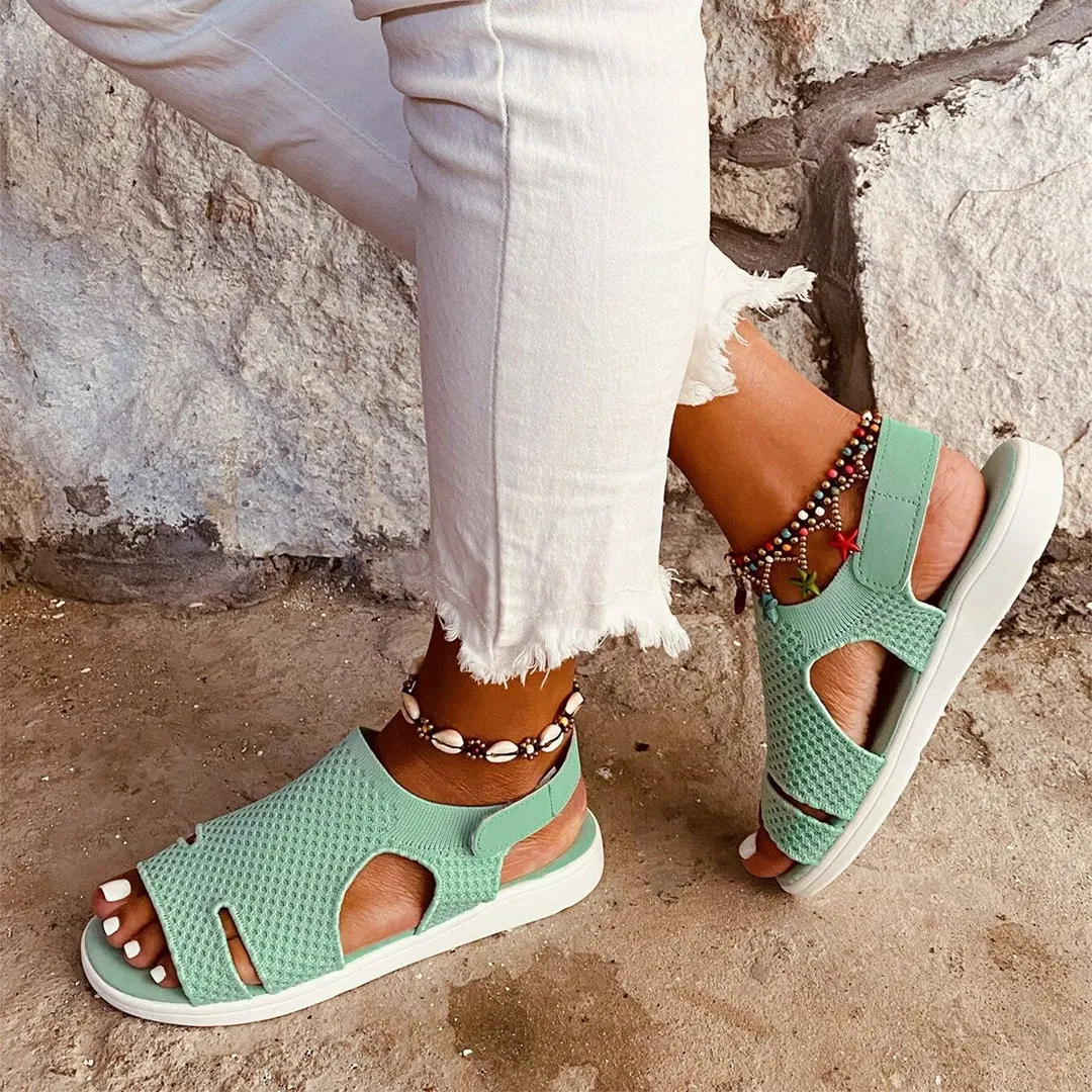 Comfyfleek Arch Support Wide Width Sport Flat Sandals