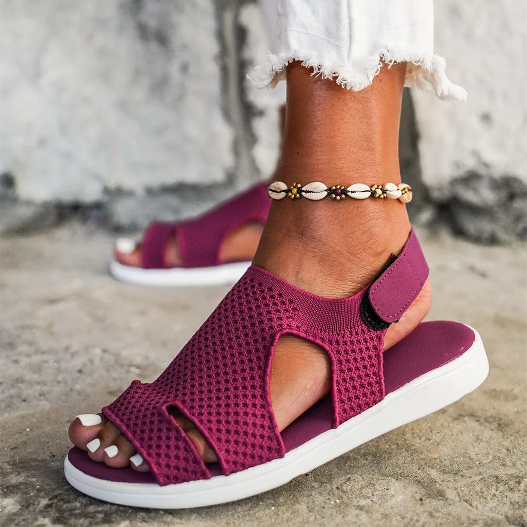 Comfyfleek Arch Support Wide Width Sport Flat Sandals