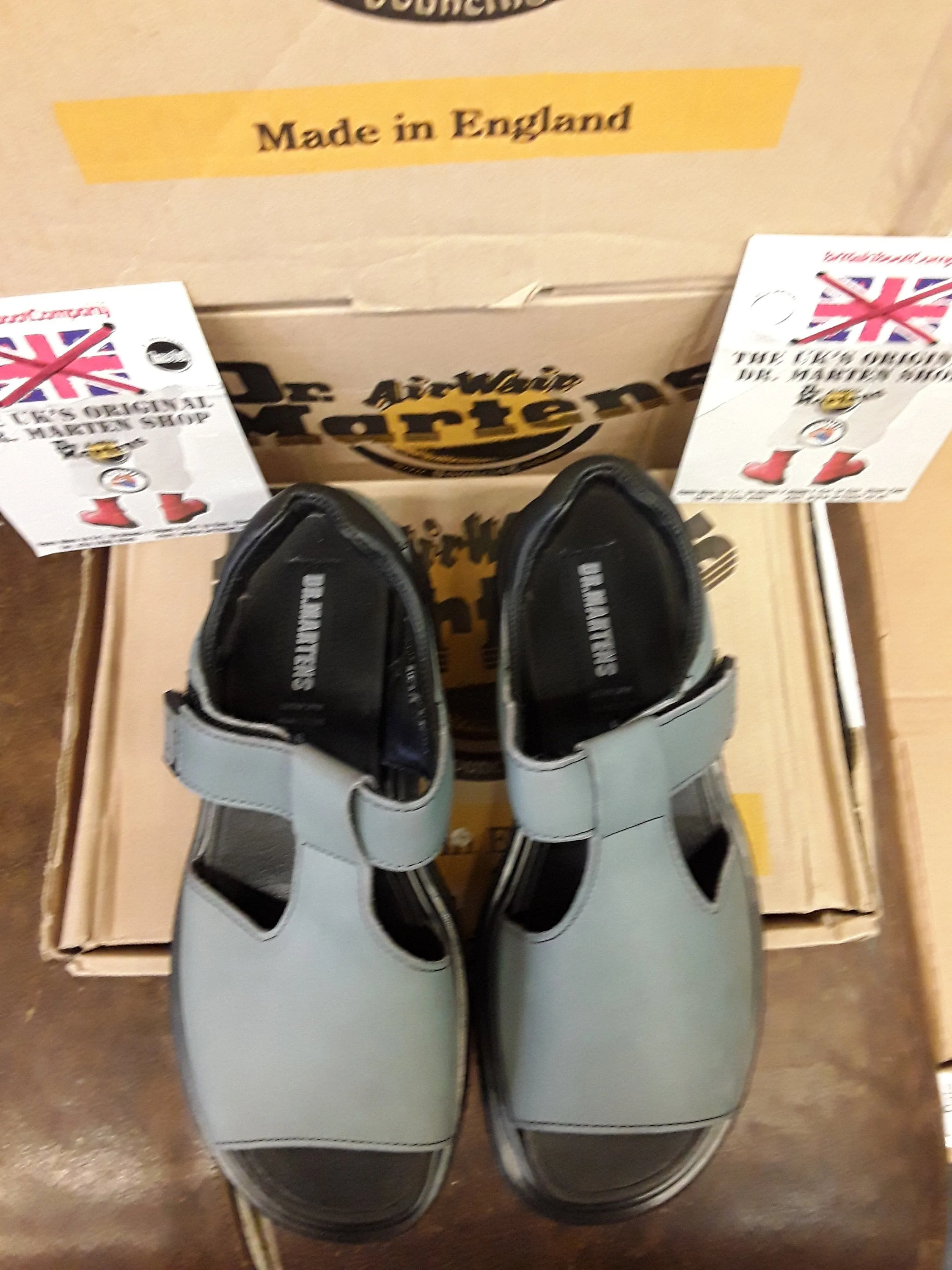 Dr Martens 9060 Dawn Blue Sandals Made in England Size 6