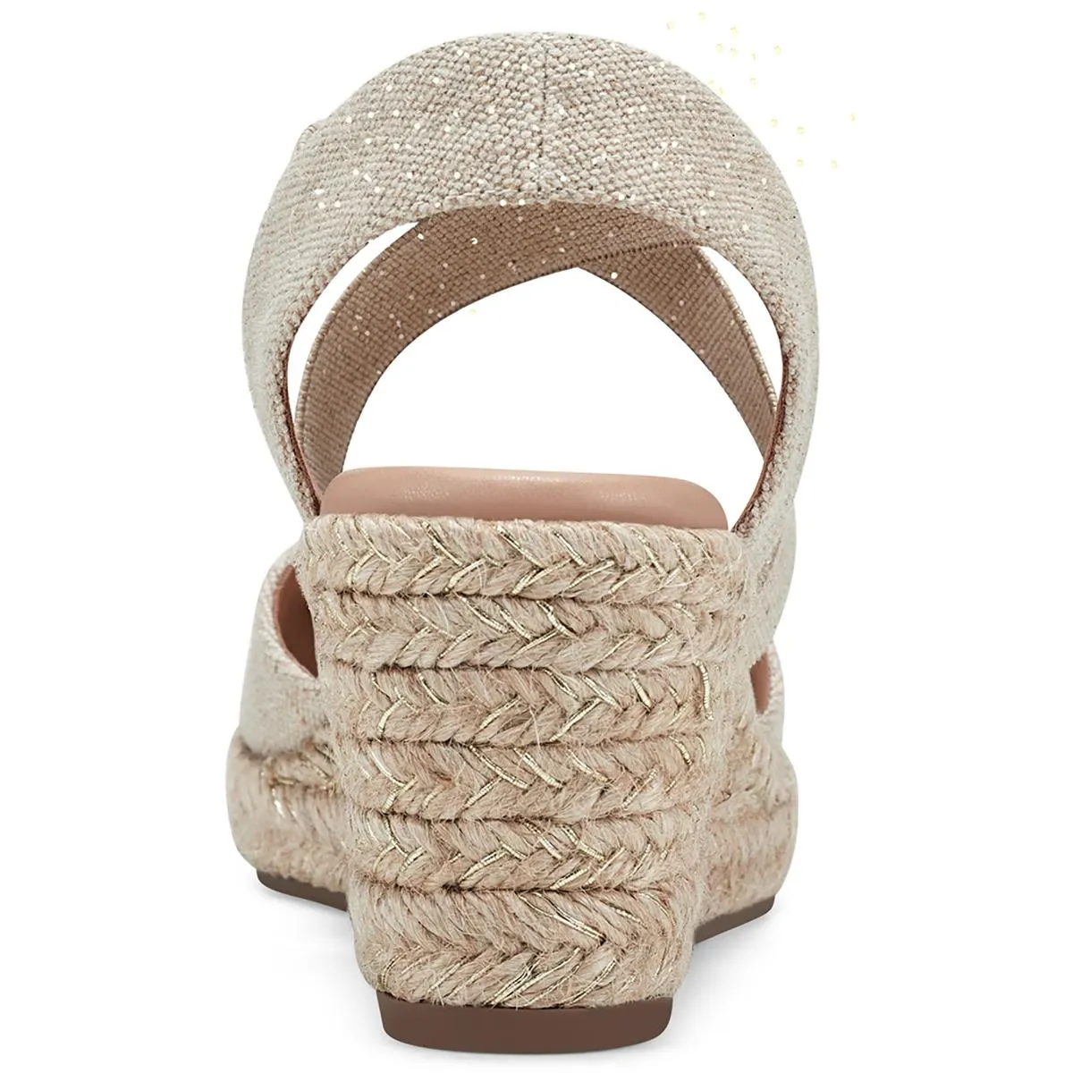 Easy Spirit Womens MEZA7 Almond toe Slip on Wedge Sandals