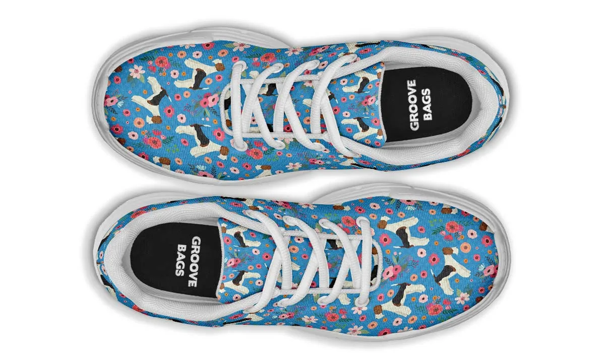 Fox Terrier Flower Chunky Sneakers