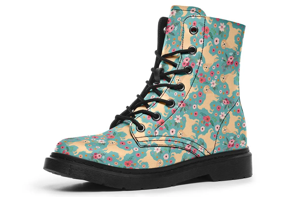 Golden Retriever Flower Boots