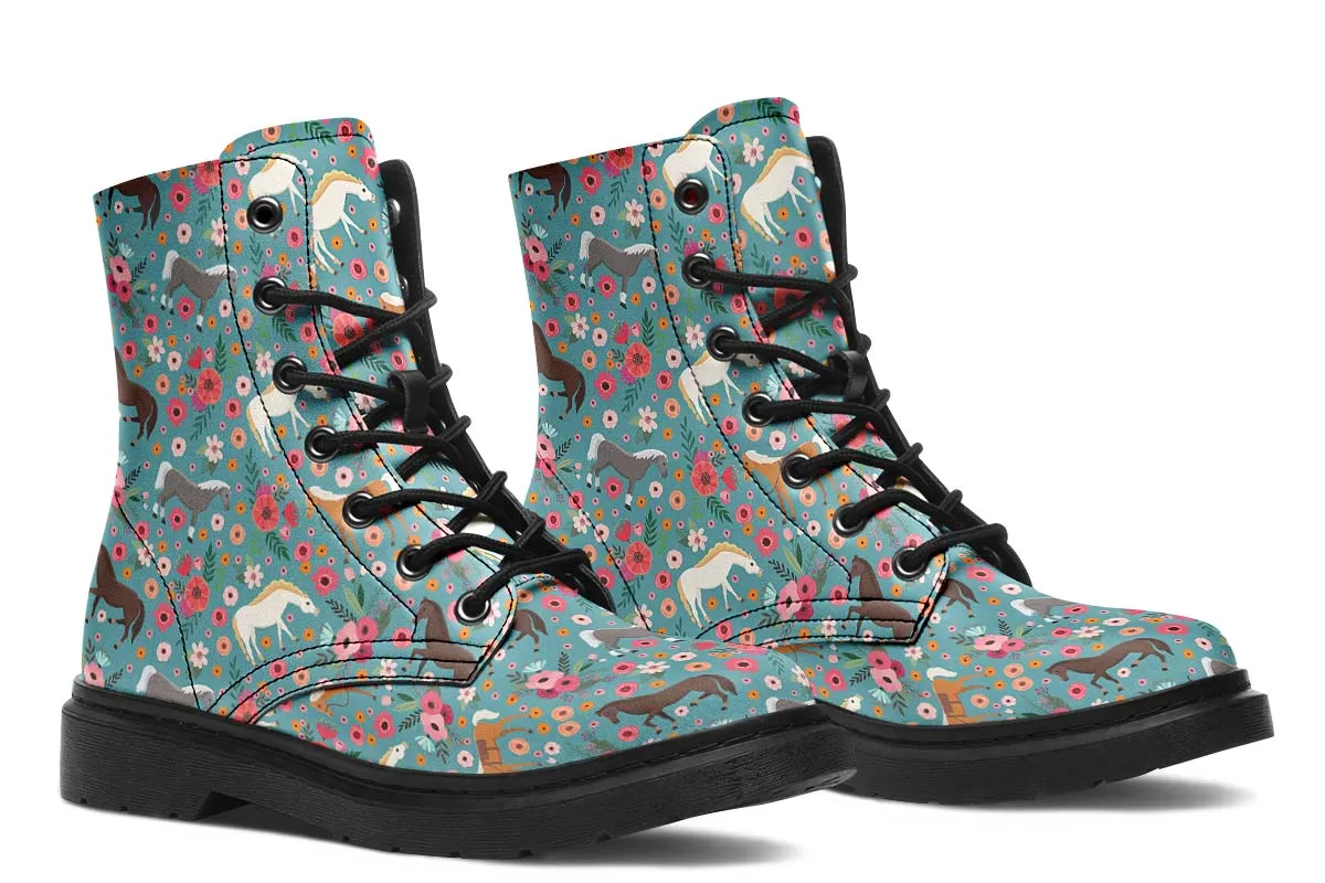 Horse Flower Boots