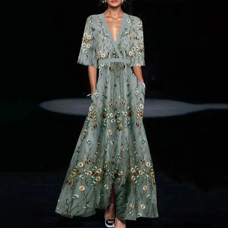 Jamie | Chic Floral Maxi Dress