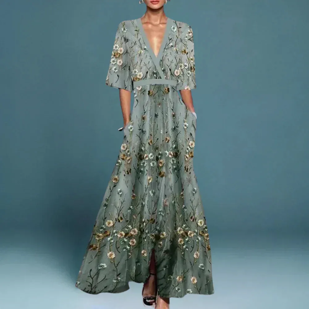 Jamie | Chic Floral Maxi Dress