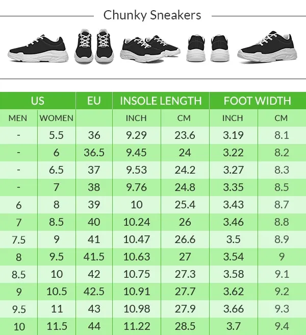 Japanese Teacher Chunky Sneakers