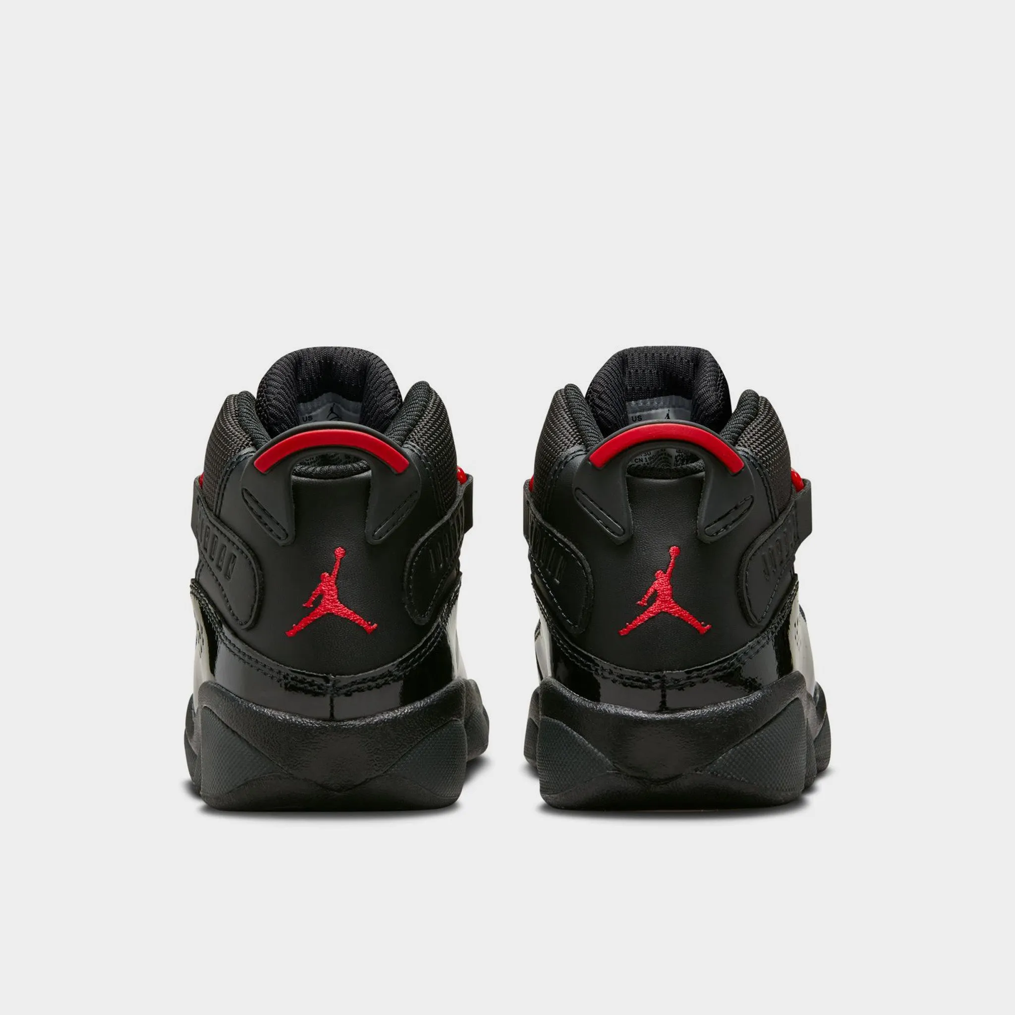 Jordan 6 Rings PS Black / Fire Red - Anthracite