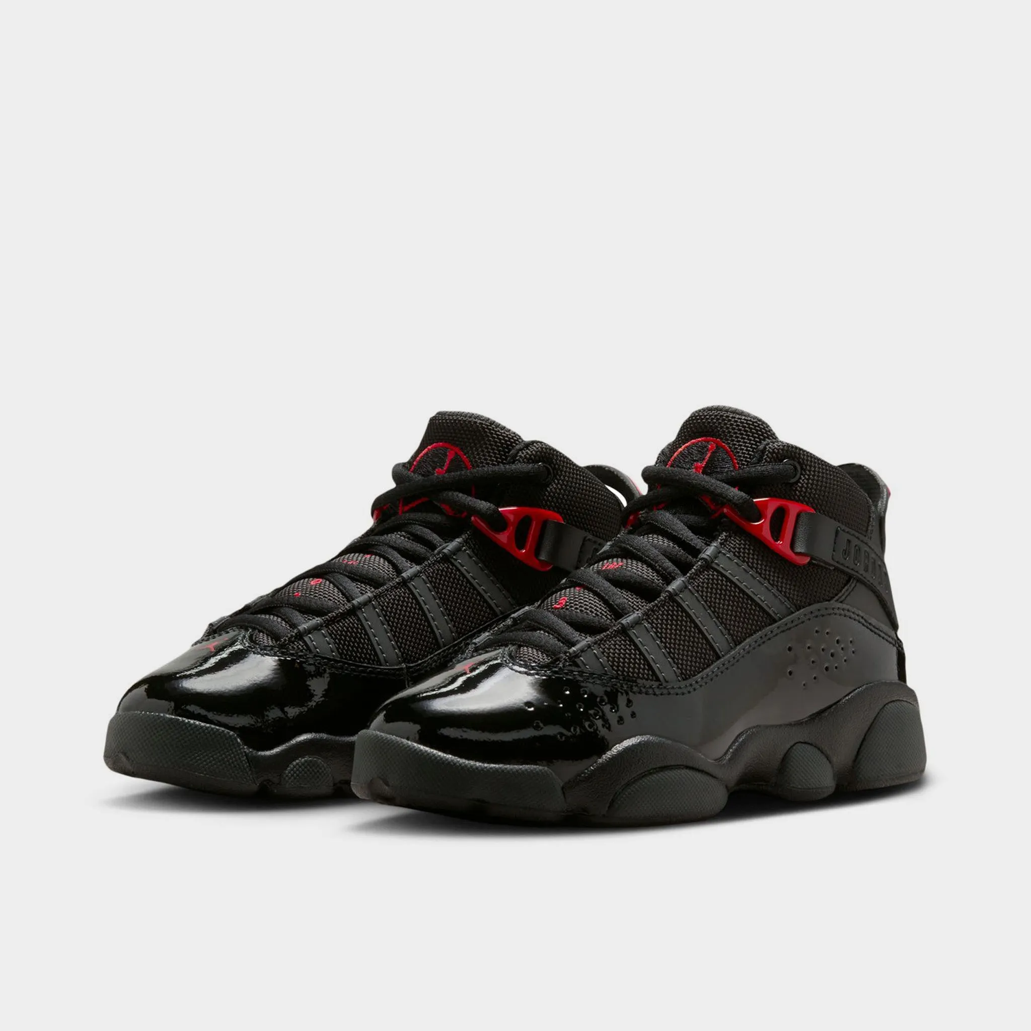 Jordan 6 Rings PS Black / Fire Red - Anthracite
