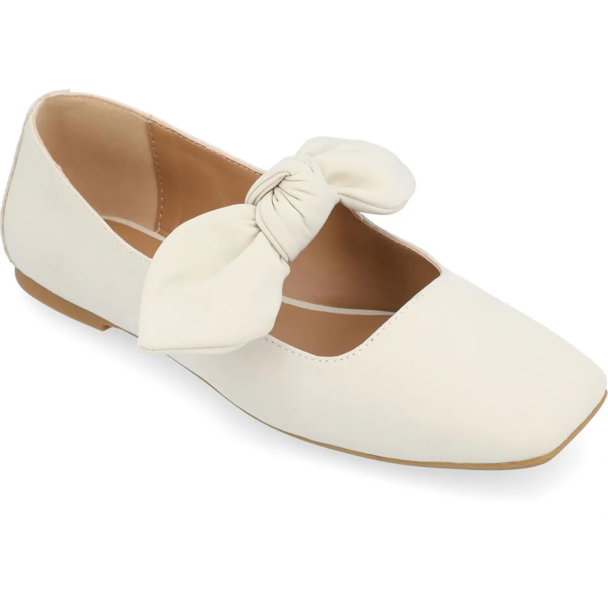 Journee Collection Womens SERALINN Knit Casual Ballet Flats