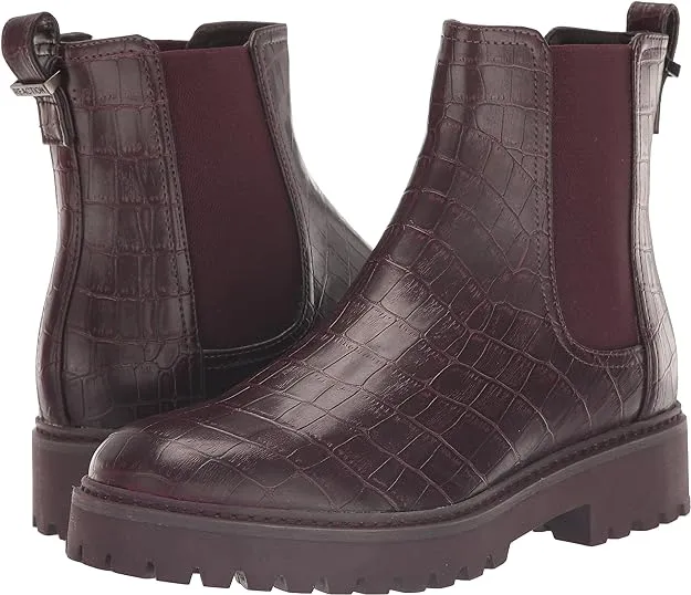 Kenneth Cole Reaction Women's Salt Lug Chelsea Boots  Color Burgundy Size 8M
