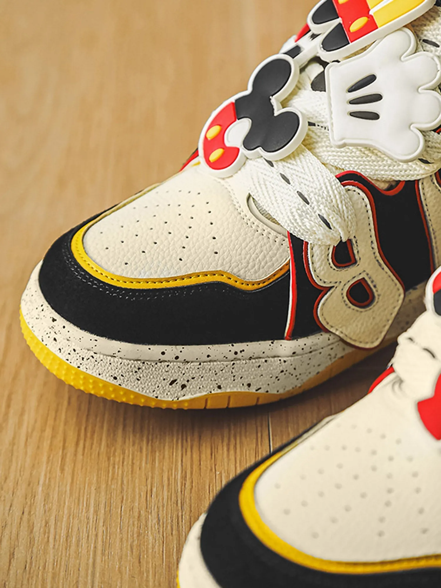 Kicksteria - Design Color Block Letter Shoes
