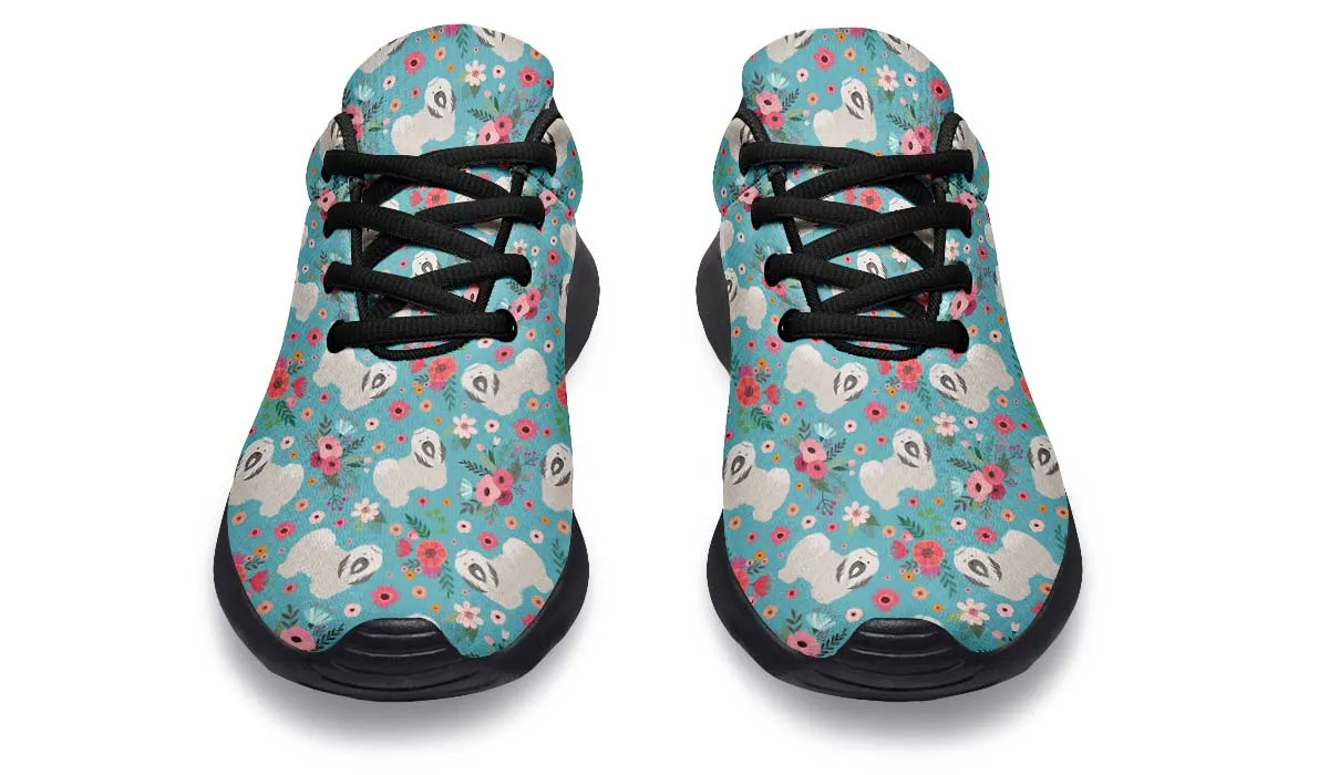 Lhasa Apso Flower Sneakers