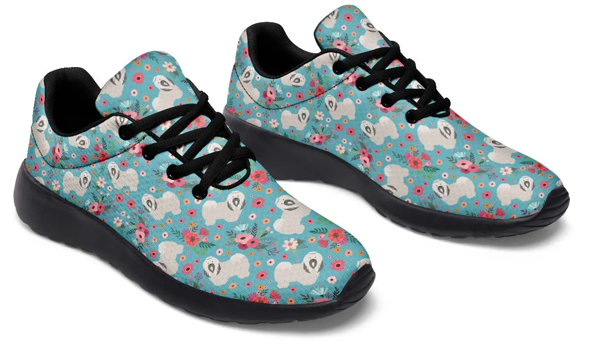 Lhasa Apso Flower Sneakers