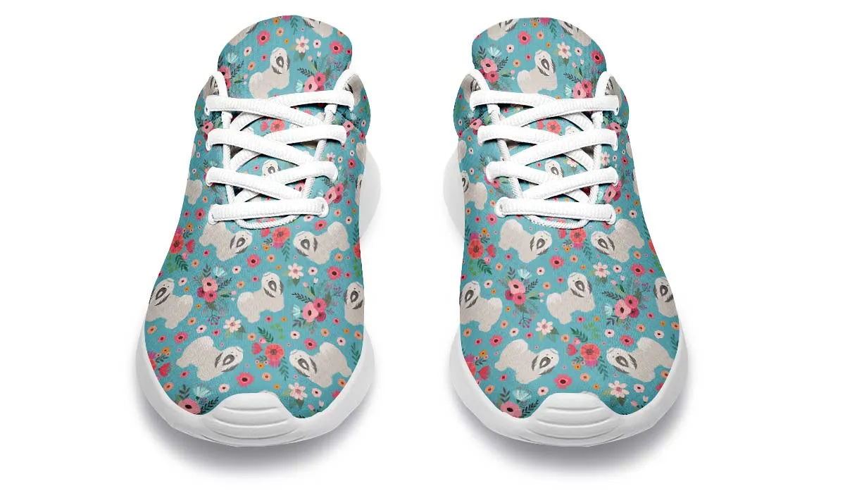 Lhasa Apso Flower Sneakers