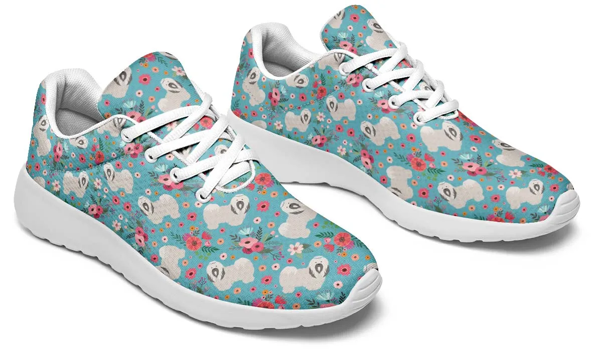 Lhasa Apso Flower Sneakers