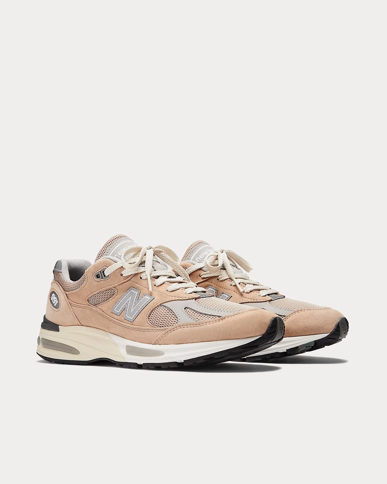 MADE in UK 991v2 Cuban Sand / Harbor Mist / Silver Low Top Sneakers