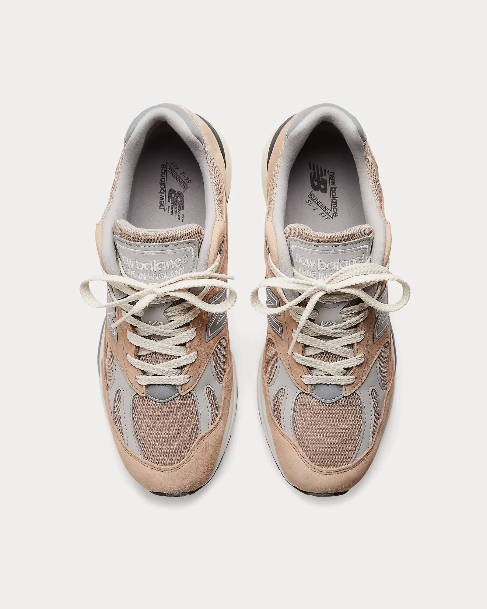 MADE in UK 991v2 Cuban Sand / Harbor Mist / Silver Low Top Sneakers