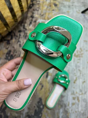 Maria Green Sandals