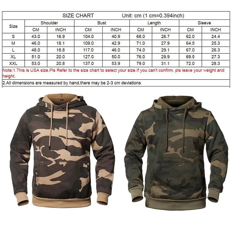 Men Camouflage Hoodie