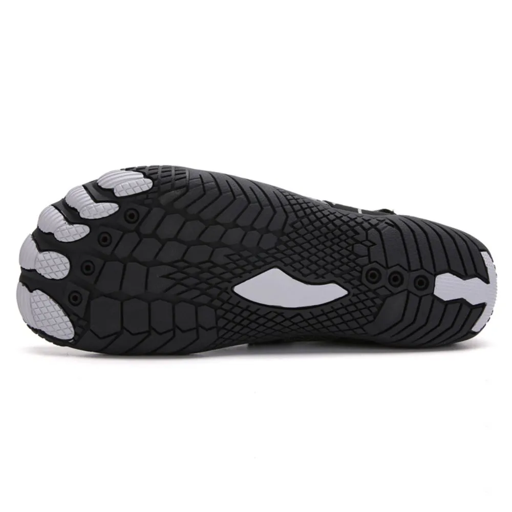 Men’s & Women’s Water Shoes Barefoot Quick Dry Aqua Sports - Black Size EU42 = US8