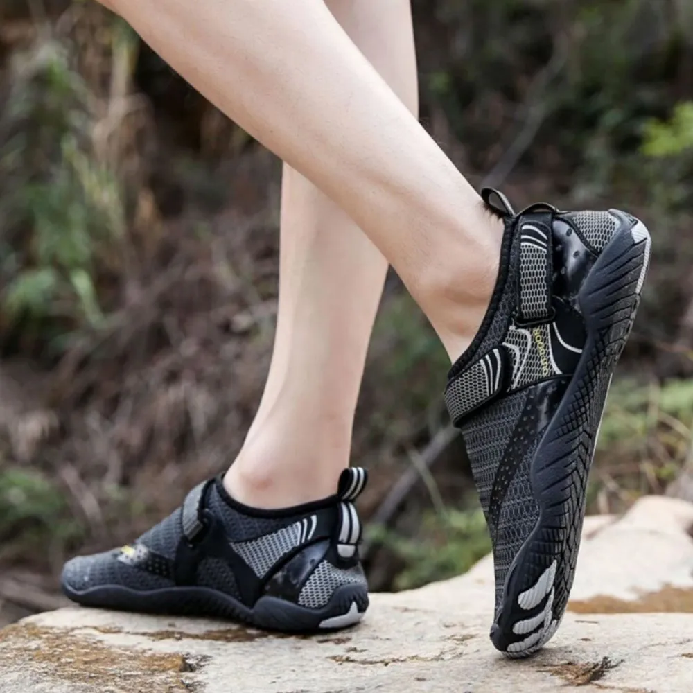 Men’s & Women’s Water Shoes Barefoot Quick Dry Aqua Sports - Black Size EU42 = US8