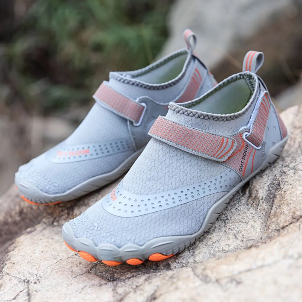 Men’s & Women’s Water Shoes Barefoot Quick Dry Aqua Sports - Grey Size EU42 = US8