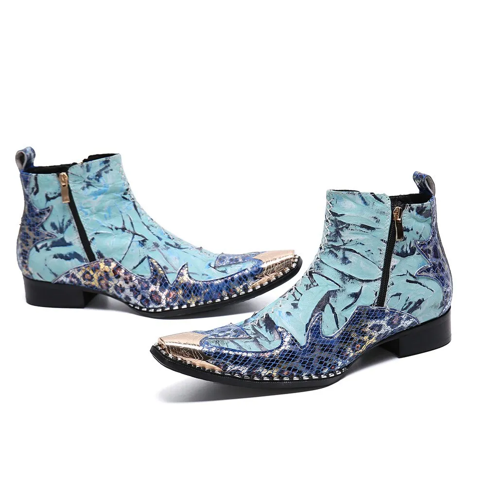 Midnight Mirage Ankle Boots