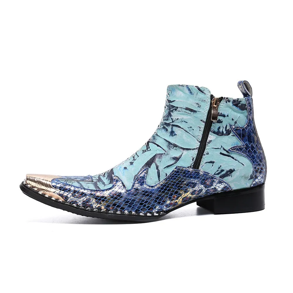 Midnight Mirage Ankle Boots
