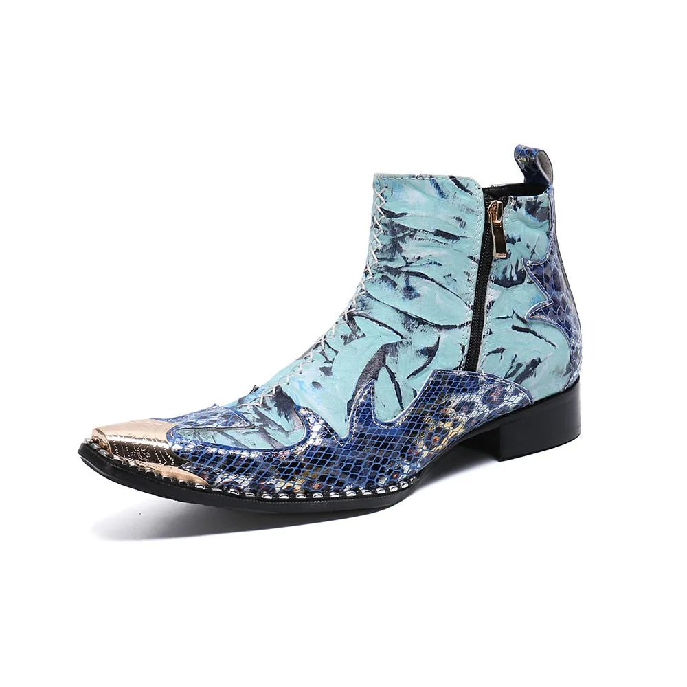 Midnight Mirage Ankle Boots