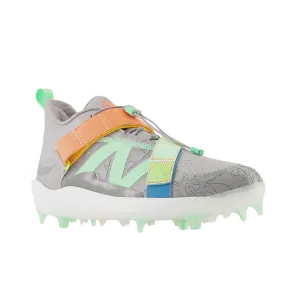 New Balance FuelCell Lindor COMPv2 Baseball Cleats Gray / Orange - (LLINDLS2)