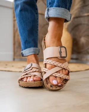 NEW! Very G Nora 3 Criss Cross Sandals - Blush