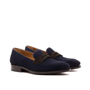 OG Loafer Mask Goodyear Welted - Lux Suede Navy