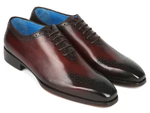 Paul Parkman Goodyear Welted Punched Oxfords Brown