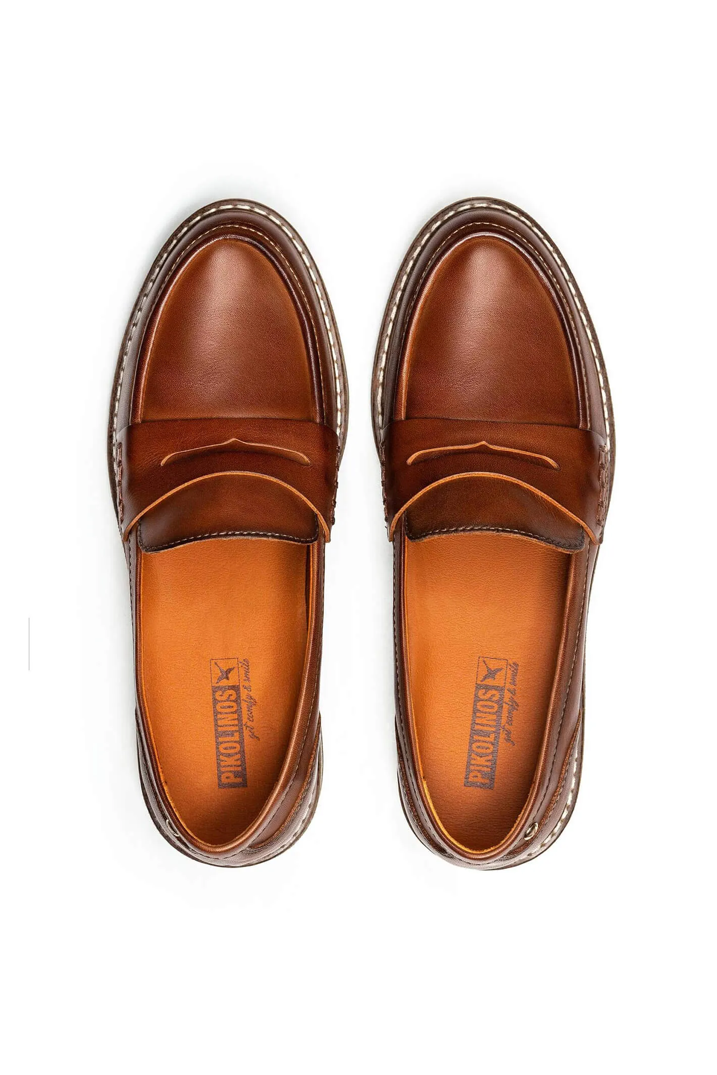 Pikolinos Aldaya W8J-3541 Tan Brown Women's Loafer Shoes